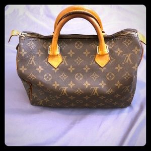 Louis Vuitton Speedy bag.